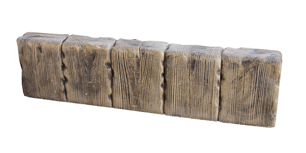 Versteinertes Holz - Originalabdrücke mit Verwitterungsoptik