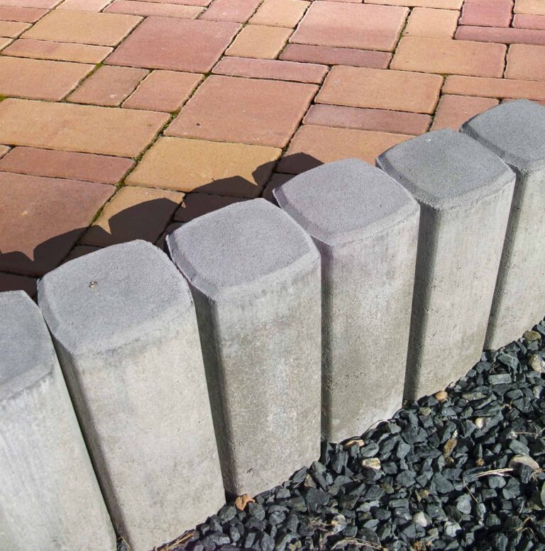Palisaden Betonstein Versteinertes Holz Häusler