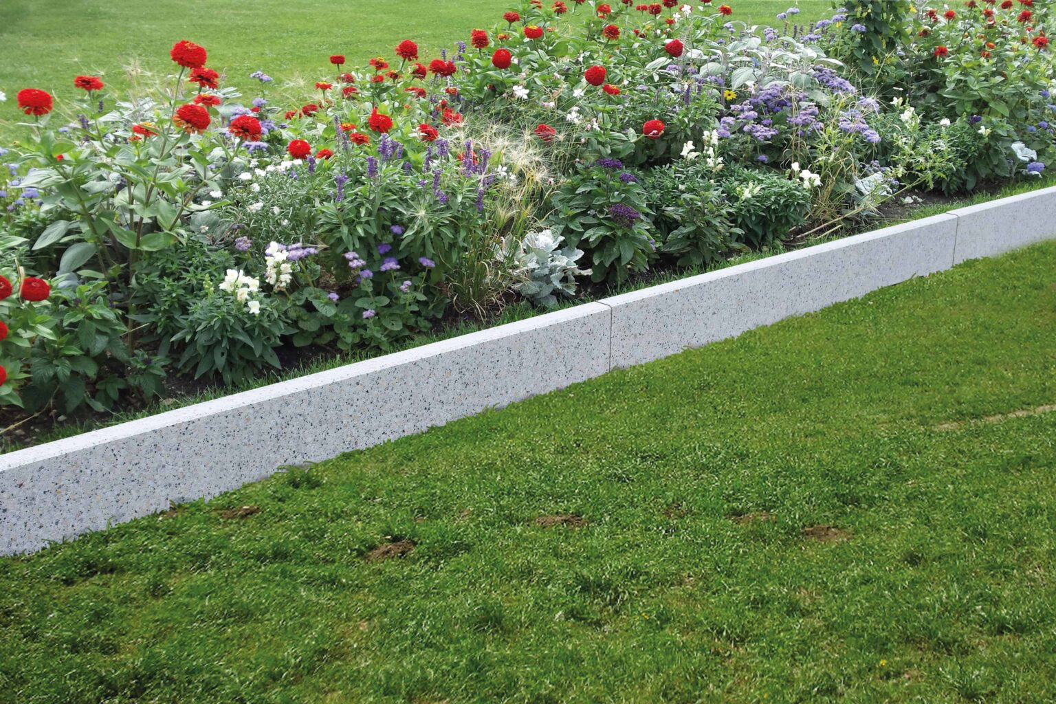 Beeteinfassung Steinplatten LeichtRein Häusler