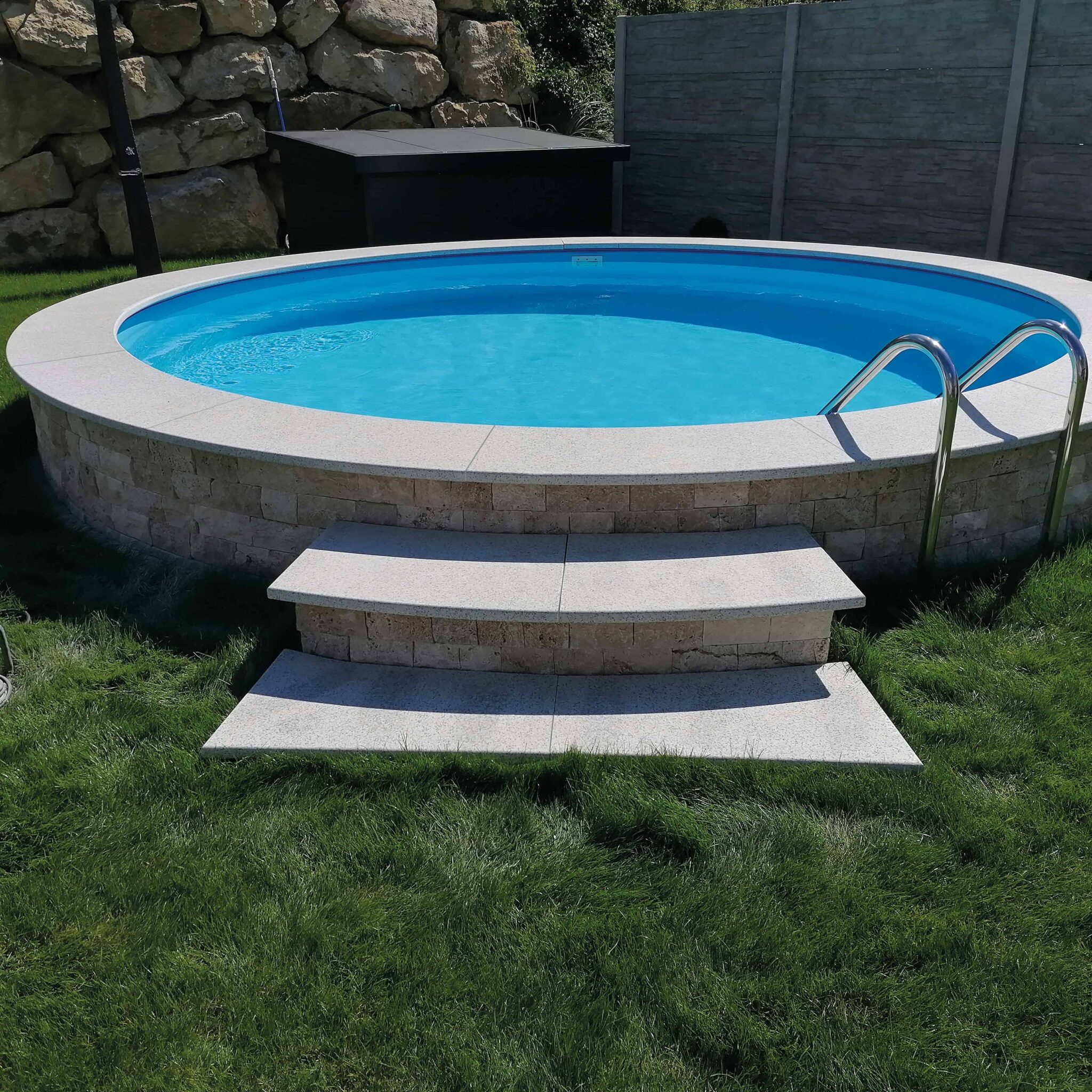 Exklusiv Poolrand Steinplatte Naturstein Häusler