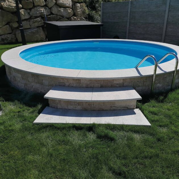 Exklusiv Poolrand | Steinplatte | Naturstein | Häusler