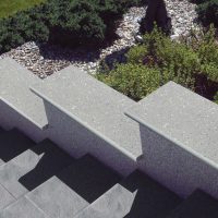 Abdeckplatte Grau-Weiß